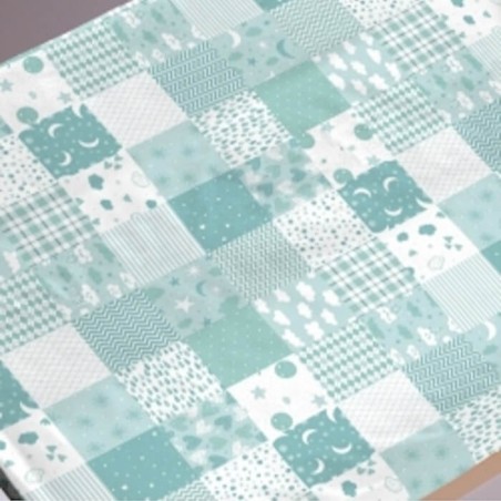 Detalles del estampado Saco Nórdico Coralina Invierno Baby Verde