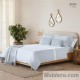 Juego de Sábanas Bora Azul 100% Algodón Serena Cotton Luxe