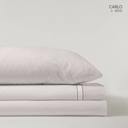 Juego de Sábanas Carlo Beige Kabely