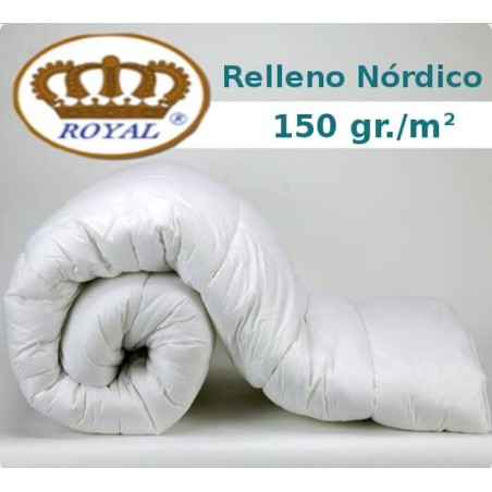 Relleno Nórdico 150 gr Medidas Espaciles Confeccionado a Medida Royal 