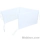 Chichonera Protector para Cuna Blanca desenfundable