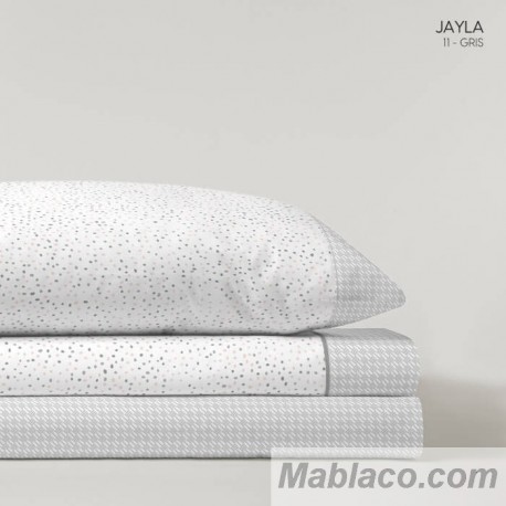 Juego de Sábanas Jayla Gris Kabely