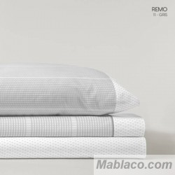 Juego de Sábanas Remo Gris Kabely Cama 120