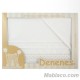Juego Sábanas Bebé Plumeti Beige 100% Algodón Denenes