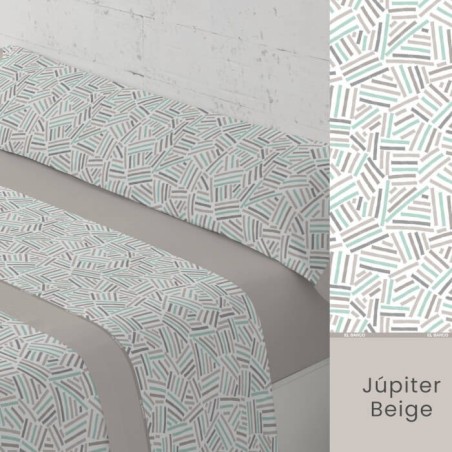 Juego de Sábanas Jupiter Beige El Barco