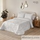 Colcha Bouti Reversible Nevada Beige Anverso