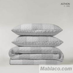 Colcha Bouti Reversible Ashton Gris
