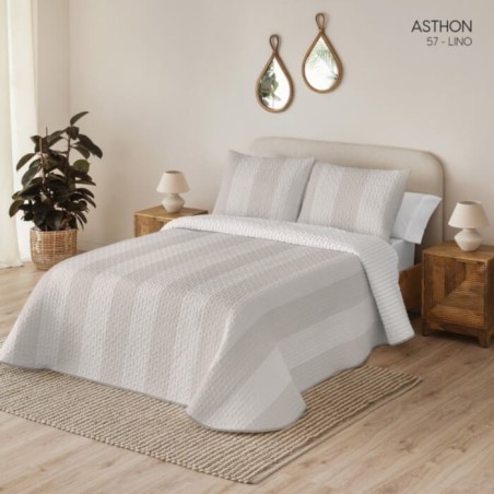 Colcha Bouti Reversible Ashton Lino Anverso