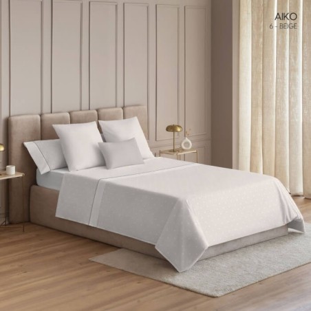 Juego de Sábanas Aiko Beige Dart Luxe