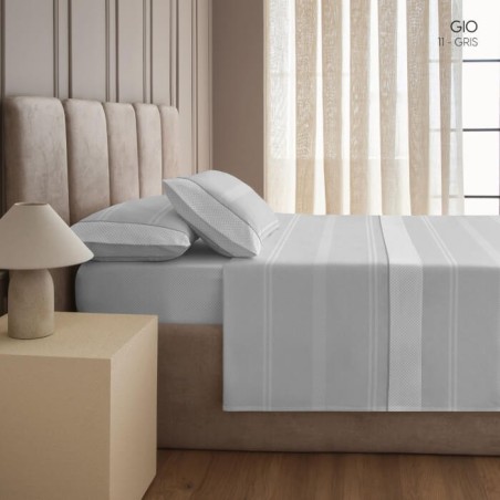 Juego de Sábanas Gio Gris Dart Luxe