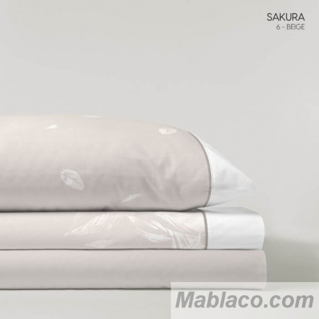 Juego de Sábanas Sakura Beige Dart Luxe