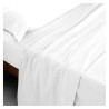 Juego de Sábanas Franela de Algodón Lisa Blanco Estelia Juego de Sábanas Franela de Algodón Lisa Blanco Estelia