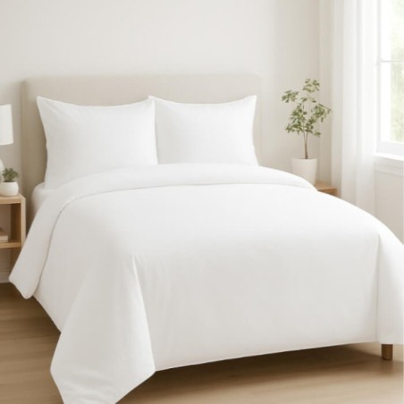 Funda Nórdica Blanca Hosteleria Lisa Royal Reversible 