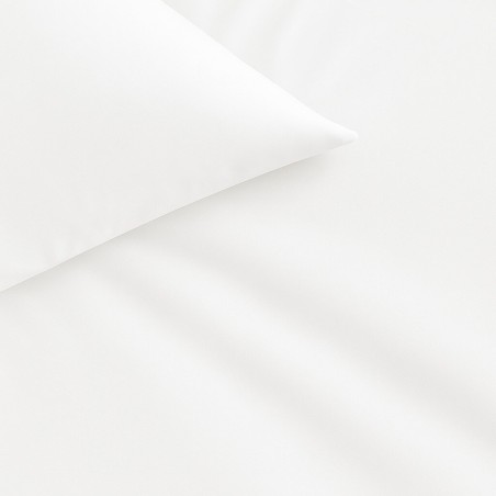 Detalle Funda Nórdica Blanca Lisa Royal Reversible Hosteleria