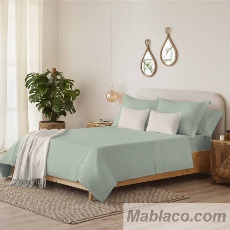 Juego de Sábanas Liso Menta Serena