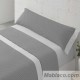 Juego de Sábanas Cibeles Gris 100% Algodón Paduana
