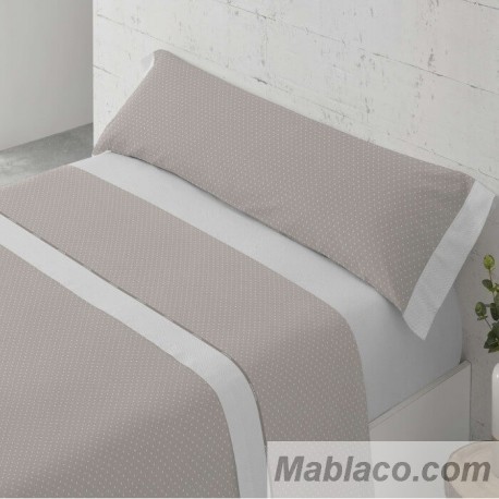 Juego de Sábanas Cibeles Beige 100% Algodón Paduana