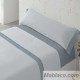 Juego de Sábanas Hermes Azul 100% Algodón Paduana