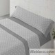 Juego de Sábanas Neptuno Gris 100% Algodón Paduana