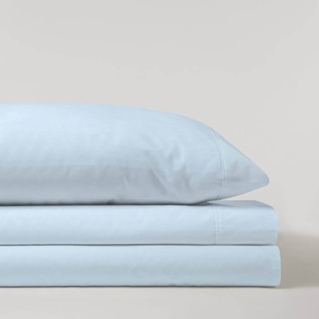 Juego de Sábanas Liso Azul Serena
