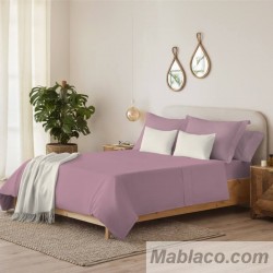 Juego de Sábanas Liso Violet Ice Serena