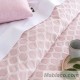 Colcha Jacquard Reversible Caños Rosa