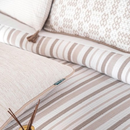 Colcha Jacquard Lances Beige