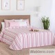 Colcha Jacquard Lances Rosa