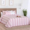 Colcha Jacquard Lances Rosa