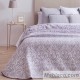 Colcha Jacquard Reversible Muxia Lila