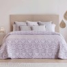 Colcha Jacquard Reversible Muxia Lila