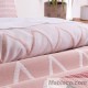 Colcha Jacquard Reversible Palos Rosa Confecciones Paula