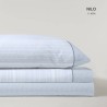 Juego de Sábanas Nilo Azul 100% Algodón Serena Cotton Luxe