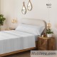 Juego de Sábanas Nilo Gris 100% Algodón Serena Cotton Luxe