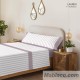 Juego de Sábanas Lauren Burdeos 100% Algodón Serena Cotton Luxe