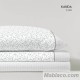 Juego de Sábanas Kanda Gris 100% Algodón Serena Cotton Luxe