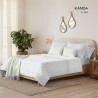 Juego de Sábanas Kanda Gris 100% Algodón Serena Cotton Luxe