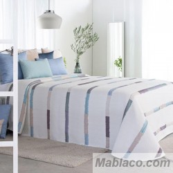 Colcha Jacquard Boyle azul Reig Marti