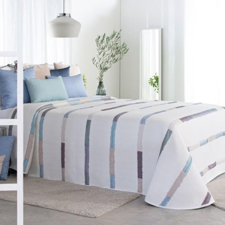 Colcha Jacquard Boyle azul Reig Marti