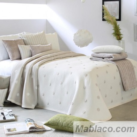 Colcha Jacquard Reversible Culkin Beige Reig Marti