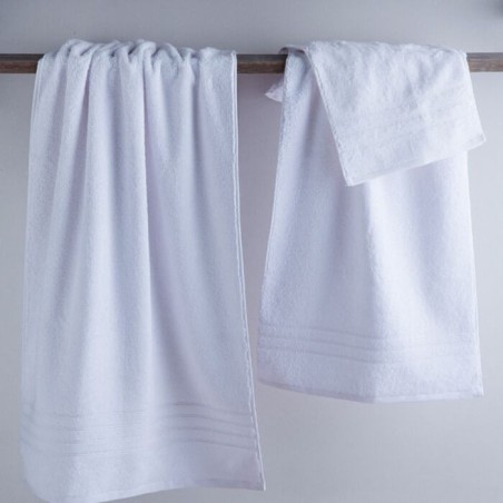 Toallas Ducha 700gr 100% Algodón Egipcio 70x140 Blanco