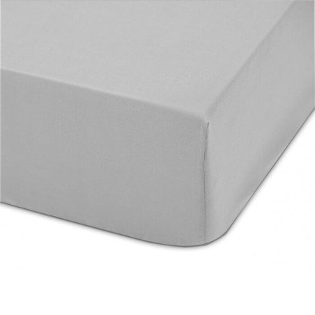 Sábana Bajera Gris Niebla 100% Algodón 200 hilos Royal