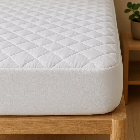  Detalles del Protector Cubrecolchón Acolchado Ambar 1 Impermeable Royal Largo Especial 180 cm Alto hasta 15 cm