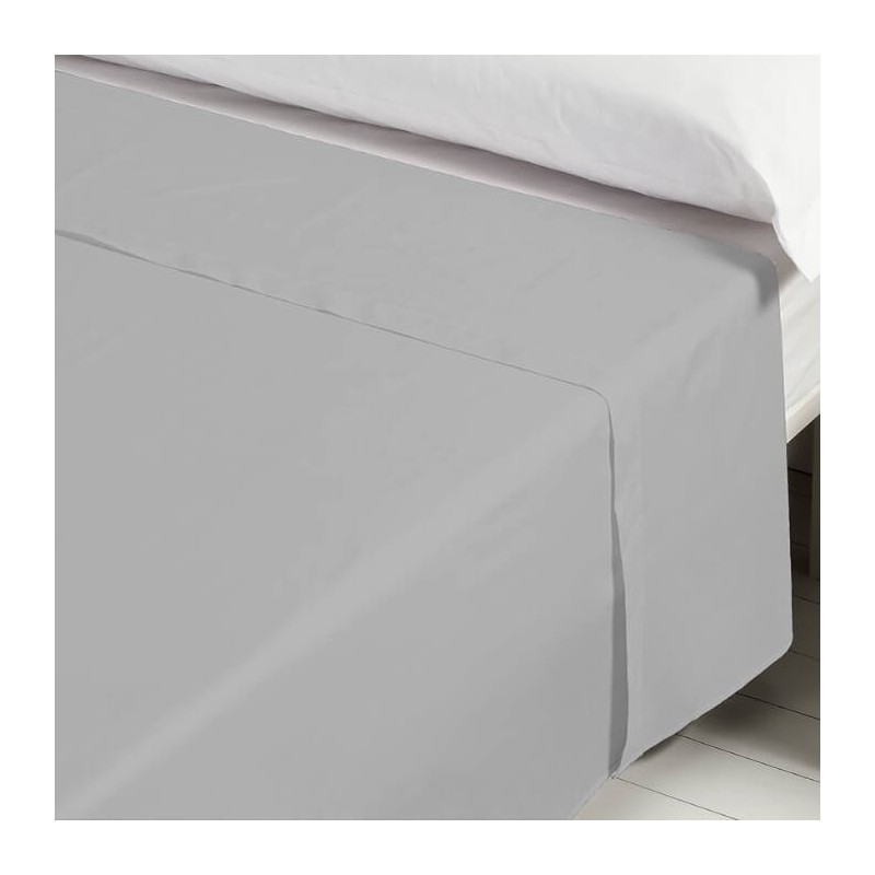 Sábana Encimera Gris Niebla 100% Algodón 200 hilos Royal 3 colores