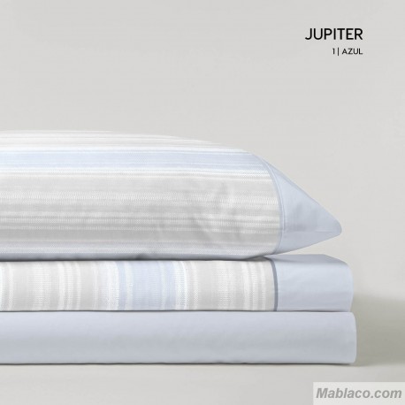 Juego de Sábanas Jupiter Azul Pasata