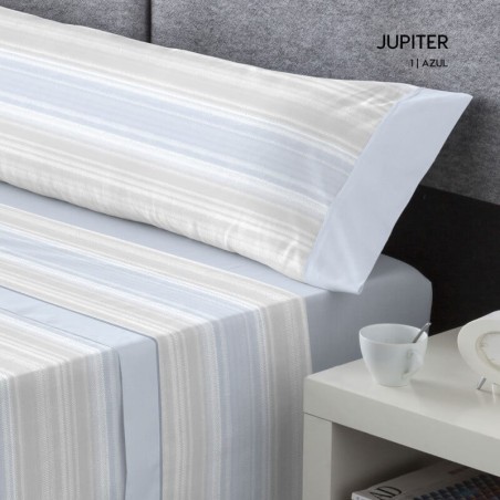 Juego de Sábanas Jupiter Azul Pasata