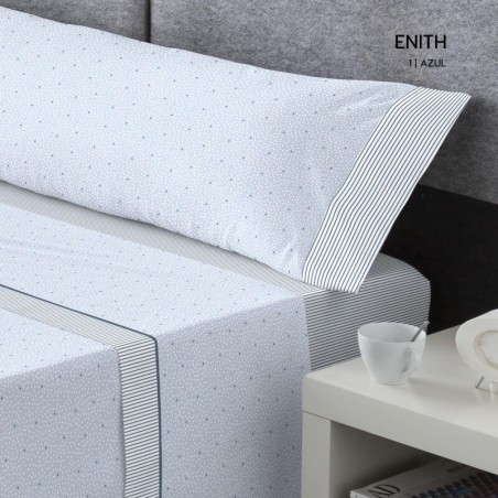 Juego de Sábanas Enith Azul Pasata