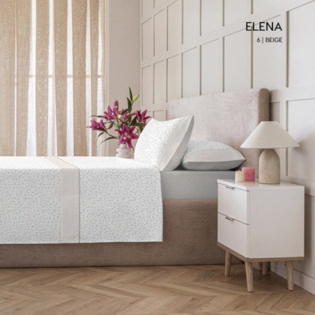 Juego de Sábanas Elena Beige Kabely