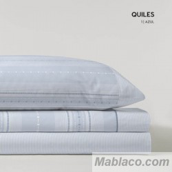 Juego de Sábanas Quiles Azul Kabely