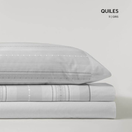 Juego de Sábanas Quiles Gris Kabely